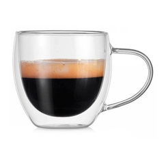 TAZA CAFE DOBLE VIDRIO 80cc - comprar online