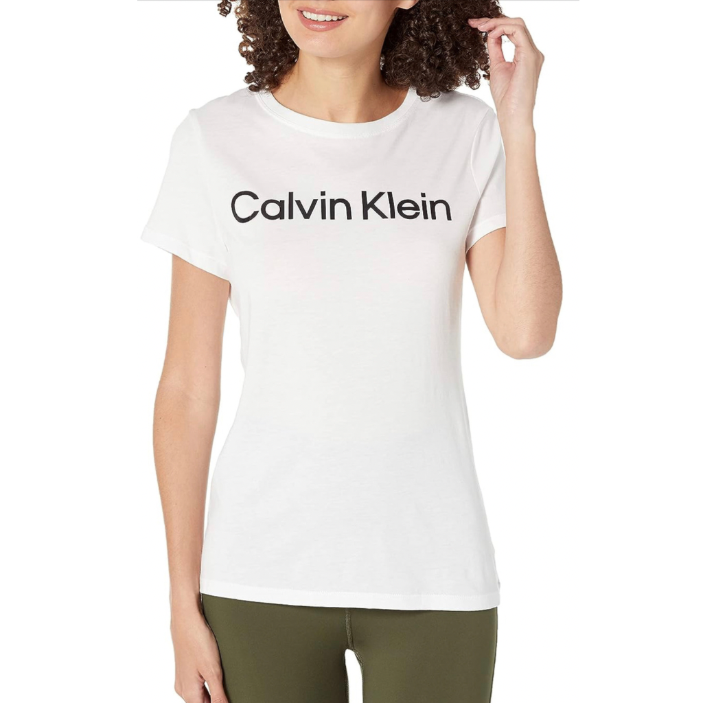 Calvin Klein T-Shirt Women Vermelha com Logo - Calvin Klein