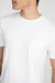 Camiseta de Algodão Egípcio Luigi Branca Manga Curta Com Bolso - BISPO | MODA MASCULINA