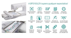 Maquina de bordado Brother BP 2150 na internet