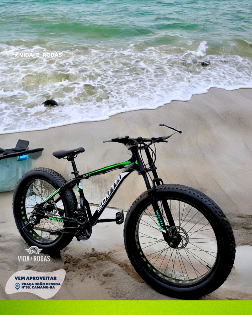 Bicicletas para andar na praia