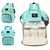 Mochila Maternal Con Compartimientos Neceser CELESTE en internet