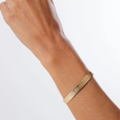 Bracelete Riscado - Dourado