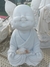 Buda Monge Gordinho Sorridente com covinha em Marmorite - comprar online