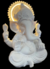 Luminária Ganesha em marmorite com luz de Led Bivolt