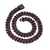 Collar de Eslabones con Zirconias 60cm largo Negro en internet