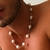 Collar de Perlas con cadena dorada de Acero Inoxidable - comprar en línea