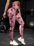 Calças de Yoga Push Up sem costura para mulheres, Tie Dye, Leggings esportivas, - Mercado e Variedades