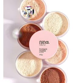 PÓ FACIAL INSTANT MATTE COR 01 - NINA MAKEUP - loja online