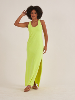 Vestido Longo Neon