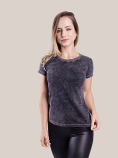 Camiseta Marmorizada Feminina