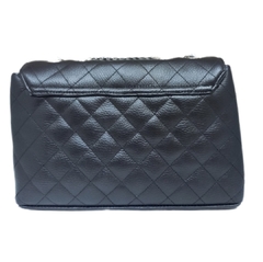 #119 Bolsa de piel negra chanel - comprar en línea