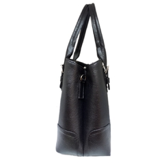 #117 Bolsa de piel floather negra - CHAMPHS