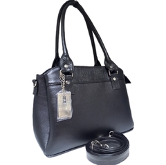 #140 Bolsa de piel flother negro