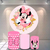 Kit Painel Sublimado + 3 Capas De Cilindro - Minnie na internet