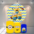 Kit Painel Sublimado + 3 Capas De Cilindro - Minions