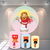 Kit Painel Sublimado + 3 Capas De Cilindro - Jesus Cristo