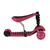 Patinete Infantil 3 Rodas Joaninha 2 Em 1 Com Luz - Rosa