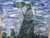 Cuadro "Mujer con parasol recreacion Monet" 60 x 60 cm