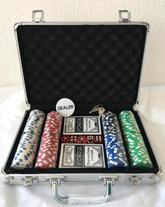 Maletín Deluxe De Poker Baraja Fichas Dados - Vantastiks