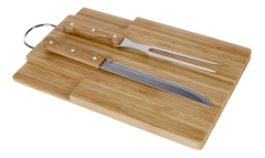 Tabla Madera Cocina Para Picar Con Cuchillo Y Tenedor - Vantastiks