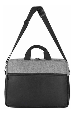 Portafolio Poliester Gris Porta Laptop Con Correa Gan