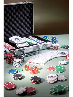 Maletín Deluxe De Poker Baraja Fichas Dados en internet