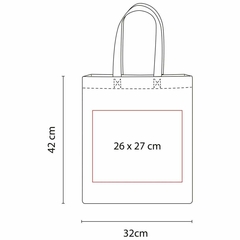 bolsa non woven con fuelle laredo - comprar en línea