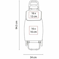 Carrito supermercado estructura metalica Ladu - Vantastiks