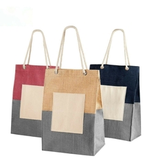 bolsa yute interior plastificado con parche