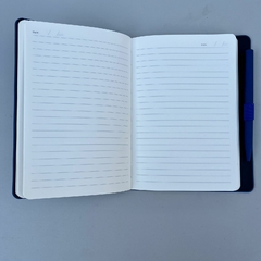 Libreta Curpiel Rayada Boligrafo Rubber Kyo en internet