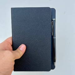 Libreta Curpiel Rayada Boligrafo Metalico Fuon - Vantastiks