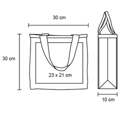 5 piezas bolsa ecologica kraft laminado cosida asas - Vantastiks