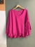 Blusa rosa texturizada - Tam G - comprar online