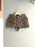 Short jeans animal print - Tam 38 - comprar online