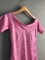 Blusa rosa canelada _ Tam P na internet