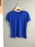 Blusa azul viscose - Tam M - comprar online