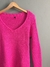 Tricot alongado pink - Tam M