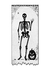 Painel Halloween Esqueleto Osso 0,97 X 2,13 Cm Decorativo - comprar online