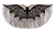 Poncho Halloween Fantasia Sobretudo Morcego Franja Preto Bat - comprar online