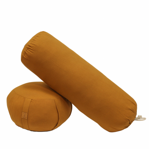 Bolster Yoga Gris – Elementos Conscientes