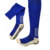 Meias Futebol Antiderrapante Cano Alto - Azul com bolinhas brancas e pretas