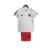 Kit Infantil Flamengo Treino 23/24 - Adidas - Branco e Vermelho