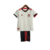 Kit Infatil Flamengo II 22/23 Adidas - Branco com detalhes em vermelho