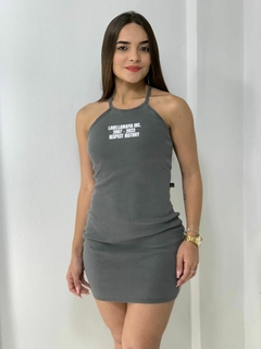 Vestido Labella Cinza cod 25945/6 - comprar online