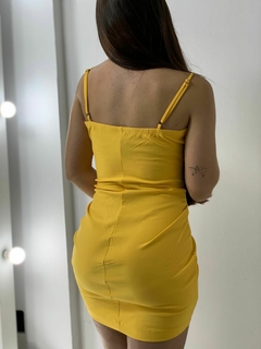 Vestido Labella Amarelo cod 27727 - loja online