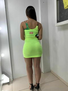 Vestido Labella verde cod 27019 - loja online