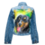 Chaqueta Clasica Corta con diseño de Perro san bernardo