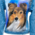 Chaqueta Clasica Corta con diseño de Perro collie café en internet