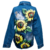 Chaqueta Oversize Larga con diseño de Girasoles